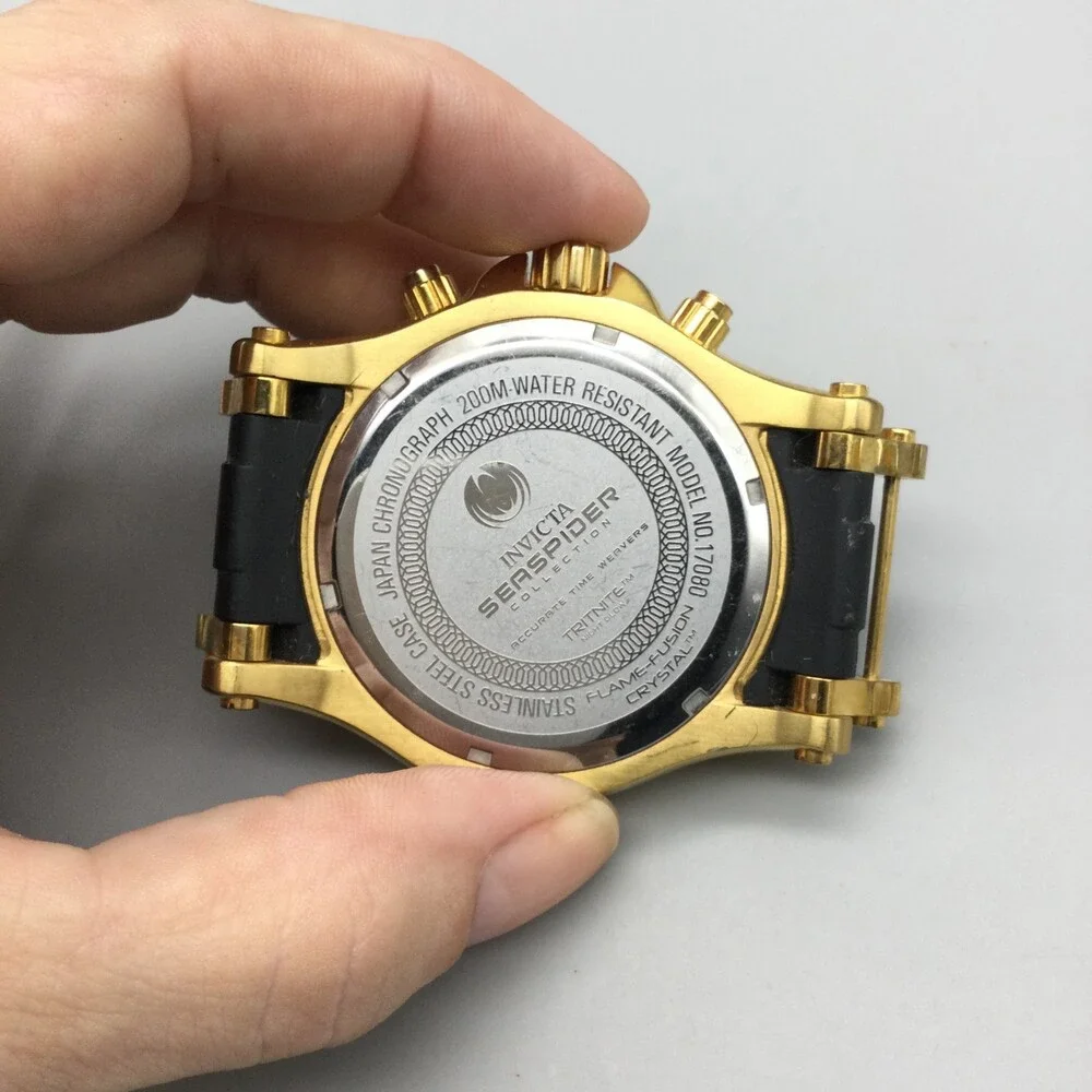 Invicta Seaspider Watch Men Chronograph 48mm Date BROKEN FOR PARTS OR REPAIR - Picture 7 of 11
